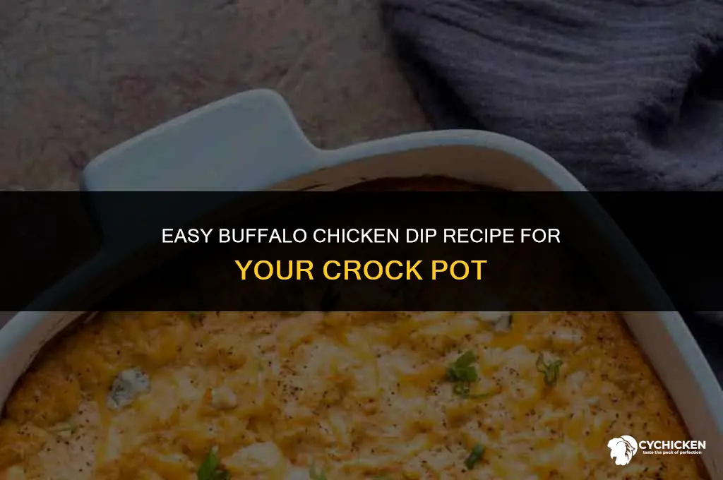 how to make buffalp chicken dip crock pot