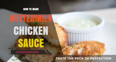 Easy Buttermilk Chicken Sauce Recipe: Creamy, Tangy, and Delicious