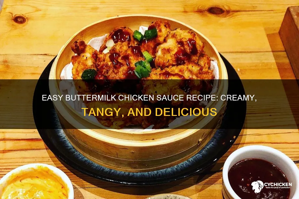 how to make buttermilk chicken sauce