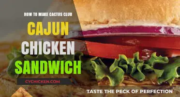 Crafting the Perfect Cactus Club Cajun Chicken Sandwich at Home