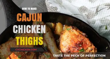 Spicy Cajun Chicken Thighs: Easy, Flavorful Recipe for Perfectly Crispy Skin