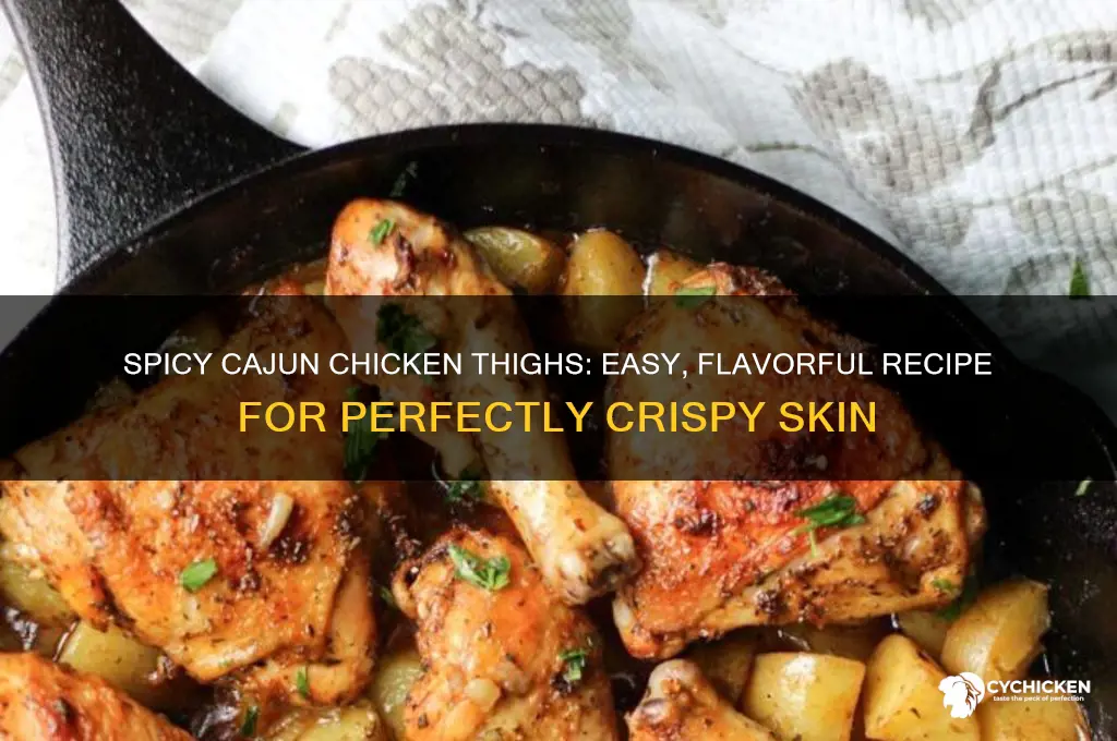 how to make cajun chicken thighs