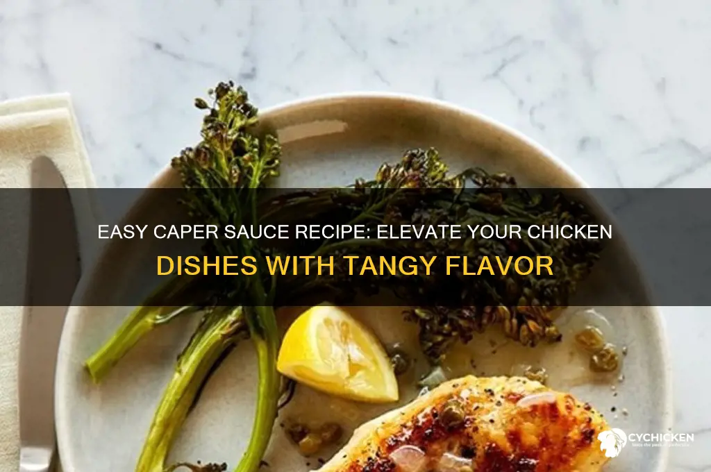 how to make caper sauce for chicken