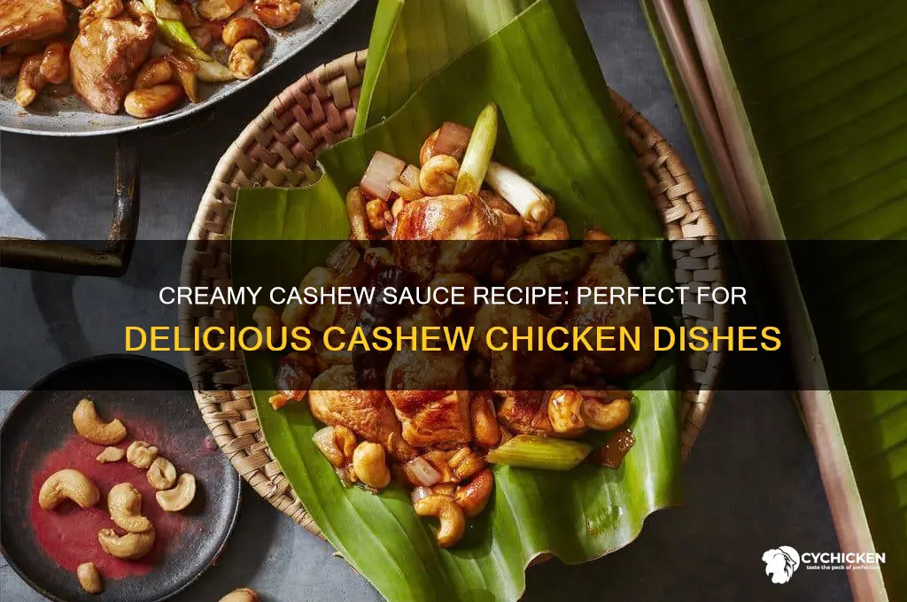 how to make cashew sauce for cashew chicken