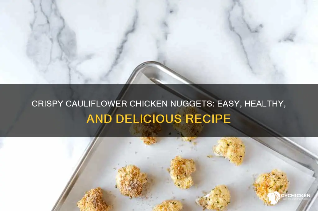 how to make cauliflower chicken nuggets