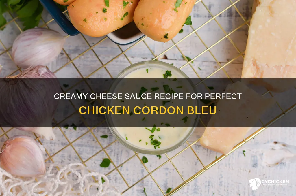 how to make cheese sauce for chicken cordon bleu