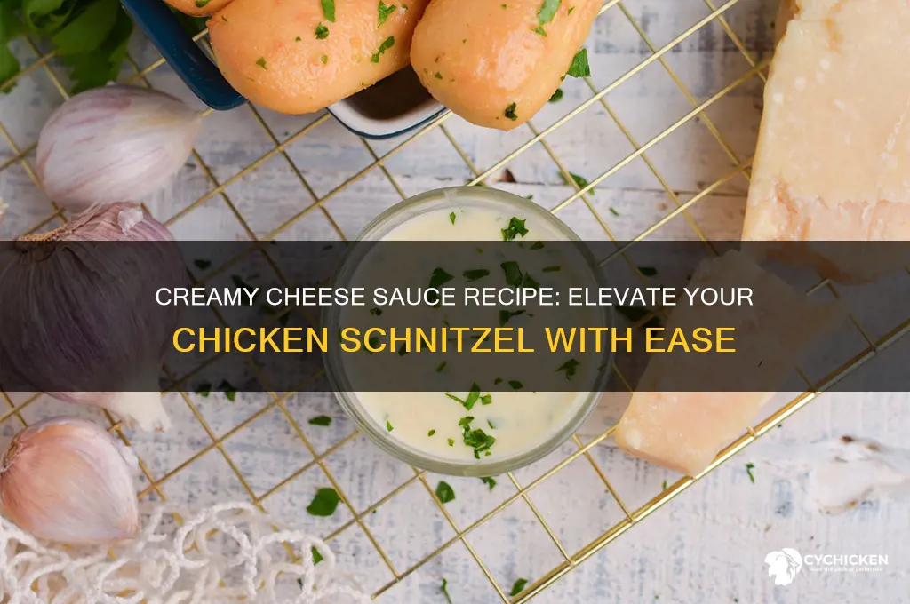 how to make cheese sauce for chicken schnitzel