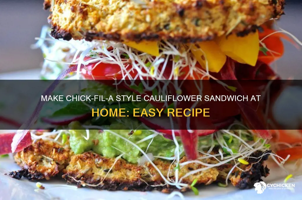 how to make chick fil a cauliflower sandwich