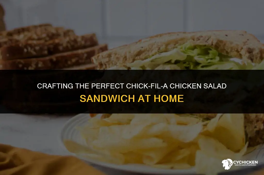 how to make chick fil a chicken salad sandwich