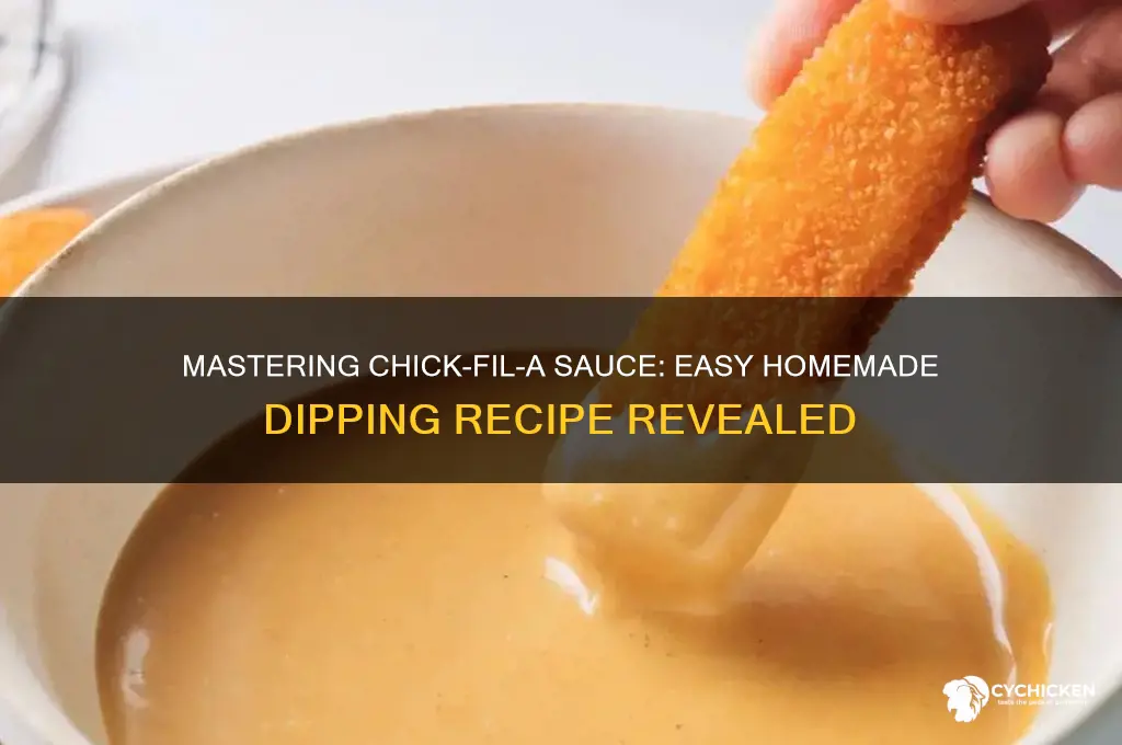 how to make chick fil a dipping sauce