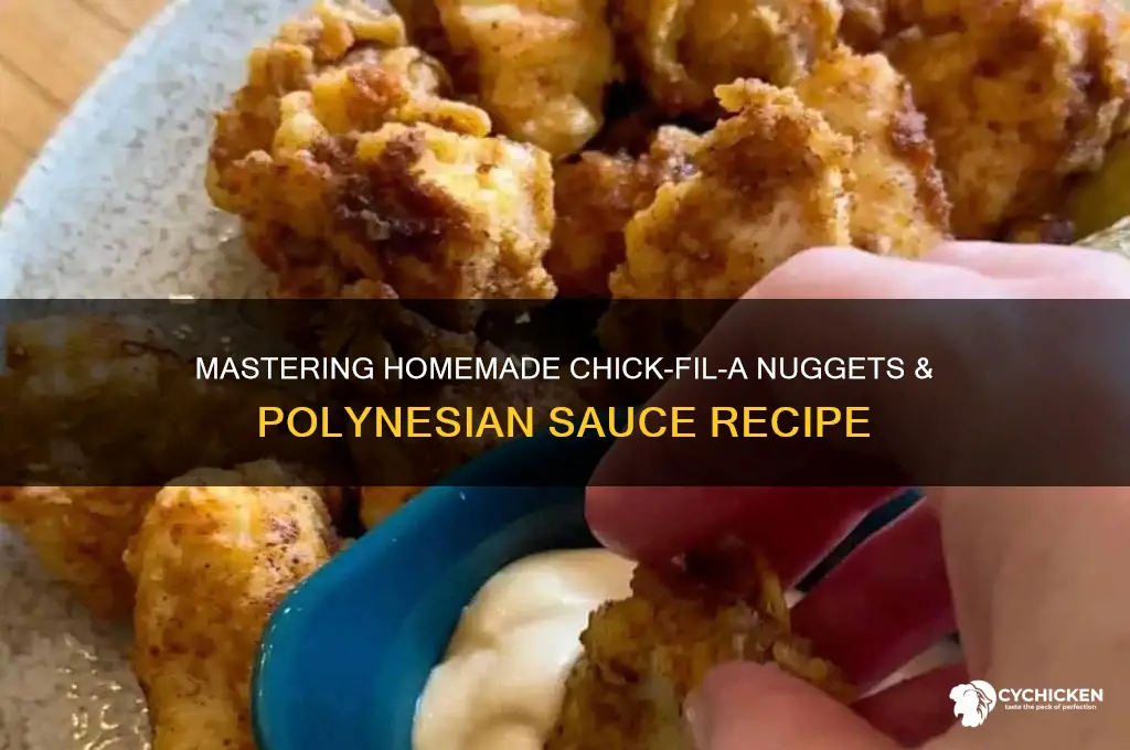how to make chick fil a nuggets and polynesian sauce