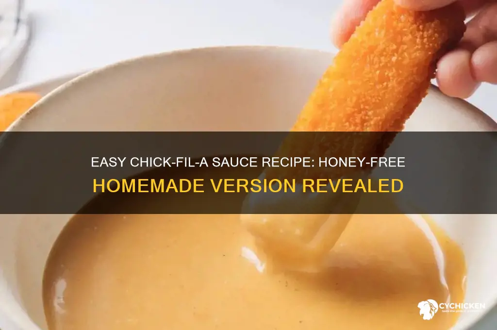 how to make chick fil a sauce without honey