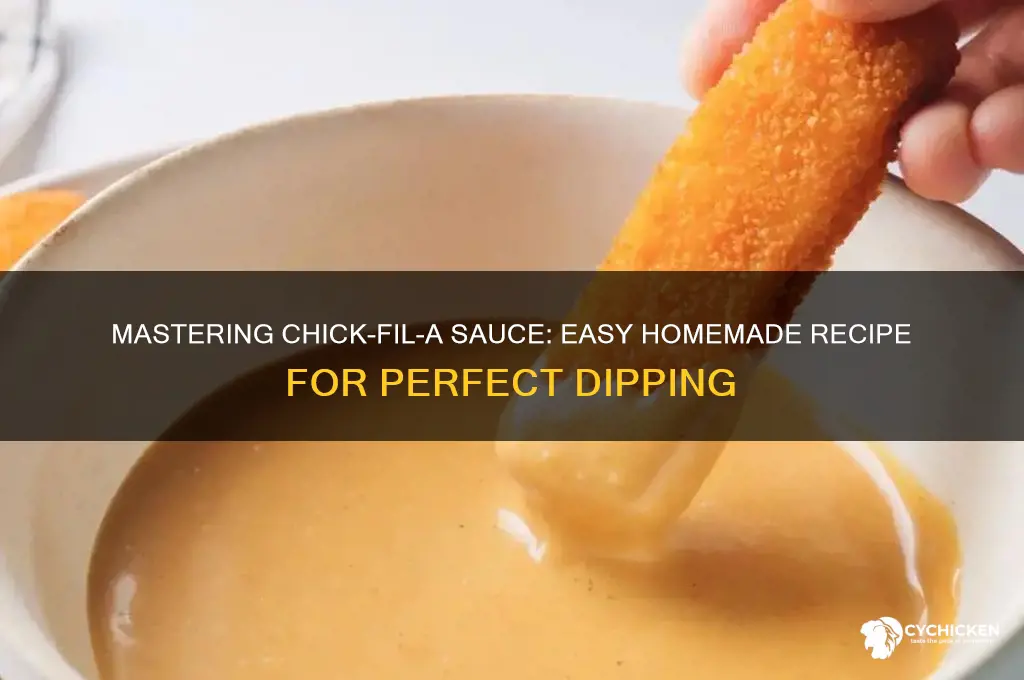 how to make chick fila sauce