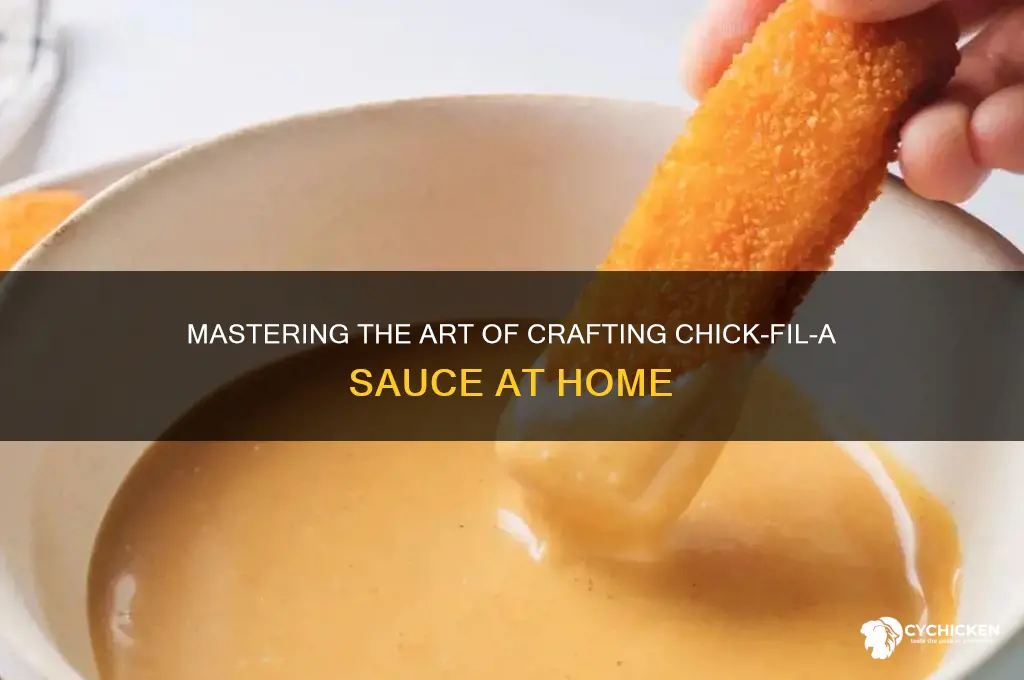 how to make chick fill a sauce
