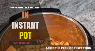 Instant Pot Chickpea Choley: A Quick and Flavorful Recipe