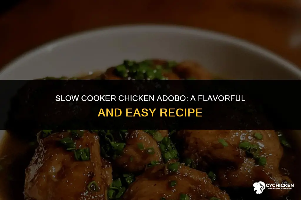 how to make chicken adobo in a crock pot
