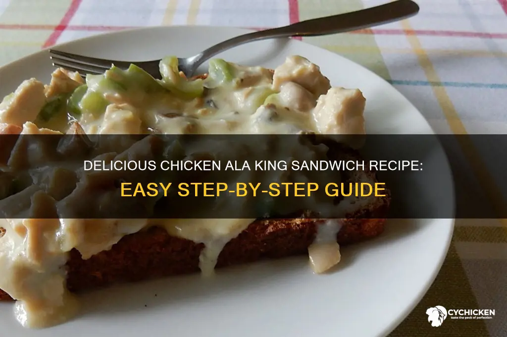 how to make chicken ala king sandwich
