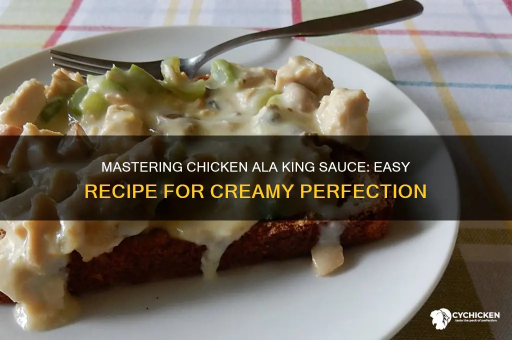 how to make chicken ala king sauce