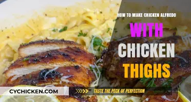 Creamy Chicken Alfredo: Perfectly Cooked with Juicy Chicken Thighs