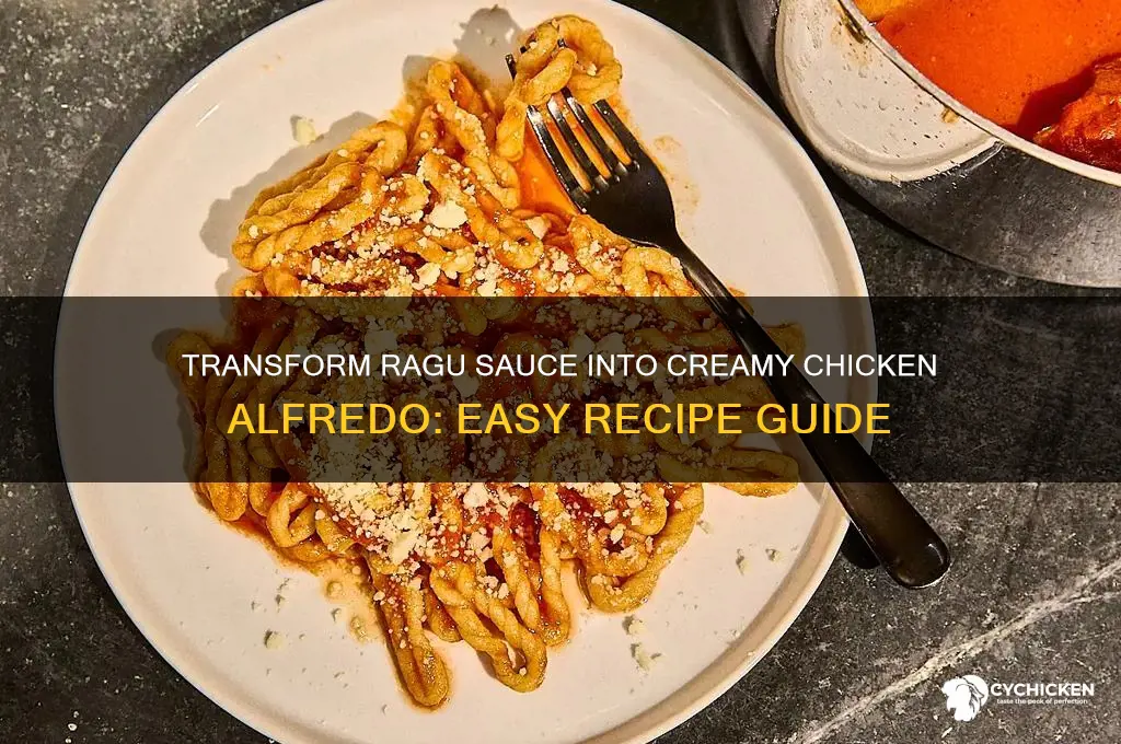 how to make chicken alredo from ragu sauce