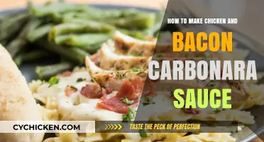 Creamy Chicken & Bacon Carbonara: Easy Homemade Sauce Recipe