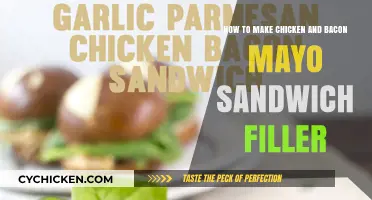 Easy Chicken and Bacon Mayo Sandwich Filler Recipe for Lunch
