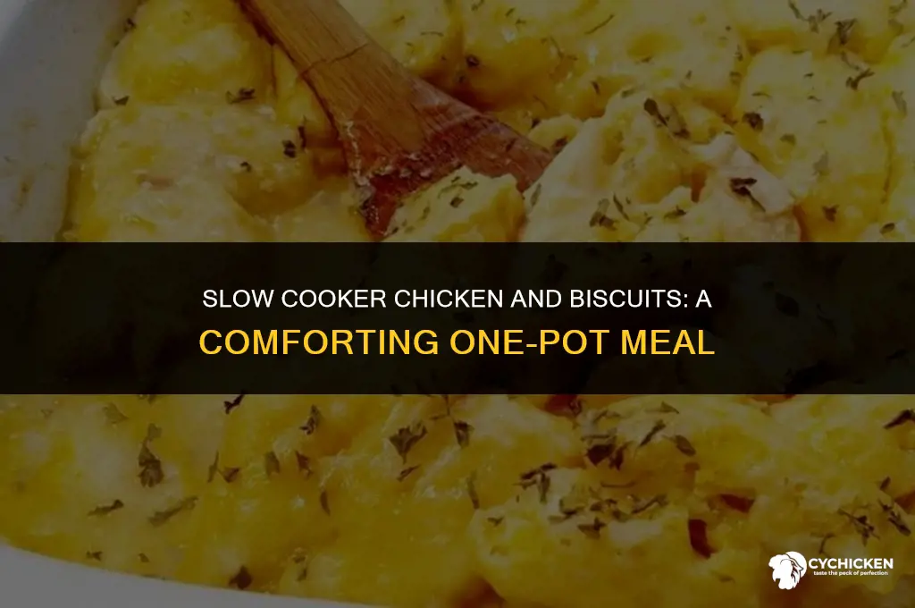 how to make chicken and biscuits in a crock pot