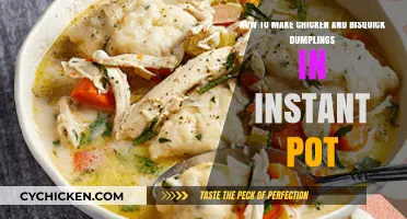 Delicious Chicken and Bisquick Dumplings in Your Instant Pot