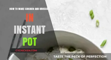 Quick and Easy Instant Pot Chicken and Broccoli Recipe