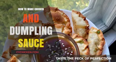 Easy Homemade Chicken and Dumpling Sauce Recipe: A Comforting Classic