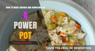 Effortless Chicken and Dumplings in Your Power Pot