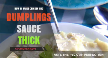 Thicken Chicken and Dumplings Sauce: Simple Tips for Perfect Consistency