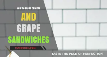 Delicious Chicken and Grape Sandwich Recipe: Easy, Sweet, and Savory Twist