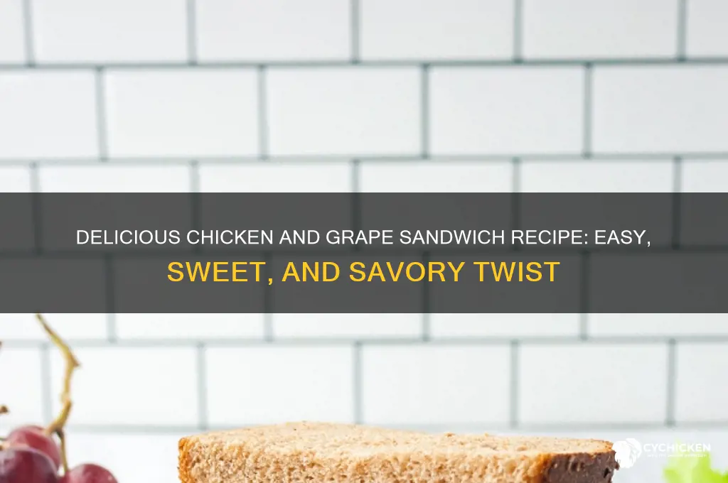 how to make chicken and grape sandwiches