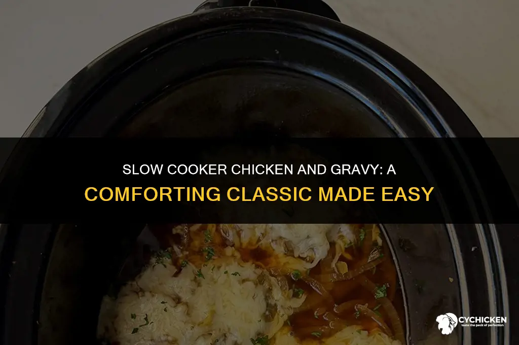 how to make chicken and gravy in a crock pot