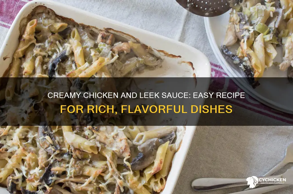 how to make chicken and leek sauce