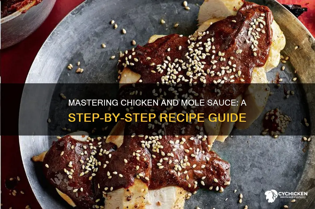 how to make chicken and mole sauce