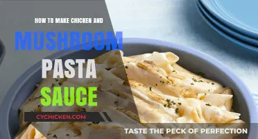 Creamy Chicken and Mushroom Pasta Sauce: Easy Homemade Recipe