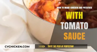 Easy Chicken and Potatoes Recipe with Rich Tomato Sauce
