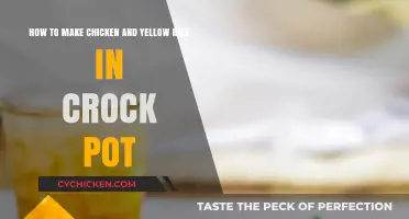 Easy Crock Pot Chicken and Yellow Rice Recipe