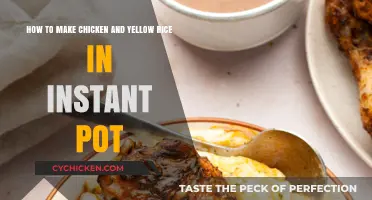 Instant Pot Delight: Chicken and Yellow Rice Made Easy