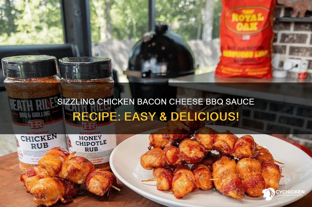 how to make chicken bacon cheese and bbq sauce