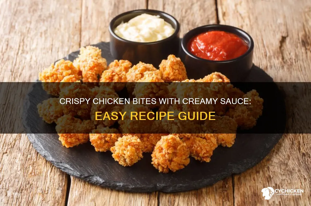 how to make chicken bites with sauce