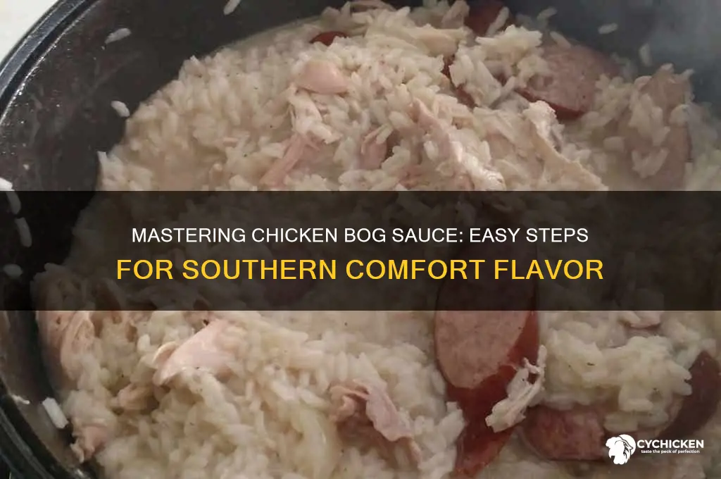 how to make chicken bog sauce