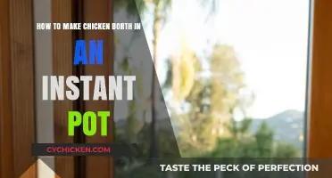 Quick and Easy Instant Pot Chicken Broth Recipe