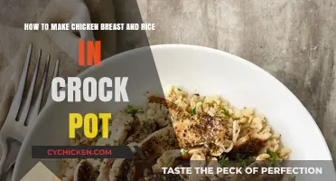 Easy Crockpot Chicken Breast and Rice Recipe