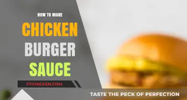 Perfect Chicken Burger Sauce Recipe: Easy Homemade Sauce Guide