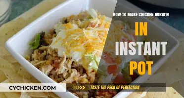 Instant Pot Chicken Burrito: A Quick and Easy Recipe