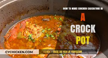 Slow-Cooked Chicken Cacciatore: A Hearty Crock Pot Delight