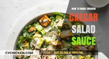 Easy Homemade Chicken Caesar Salad Sauce Recipe: A Step-by-Step Guide
